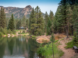 Rocky ridges define the valley, at the Ranch and beyond. The Ranch at Emerald Valley, Pike National Forest, Colorado Springs, CO. / EVR_IMG_2318 - ©Steve Haggerty/ColorWorld