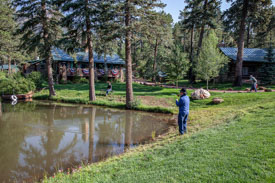The lakes, stocked with trout, are an angler’s addiction. The Ranch at Emerald Valley, Pike National Forest, Colorado Springs, CO. / EVR_IMG_2412 - ©Steve Haggerty/ColorWorld